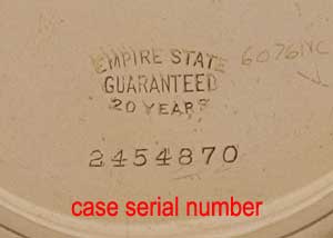 tavannes pocket watch serial numbers